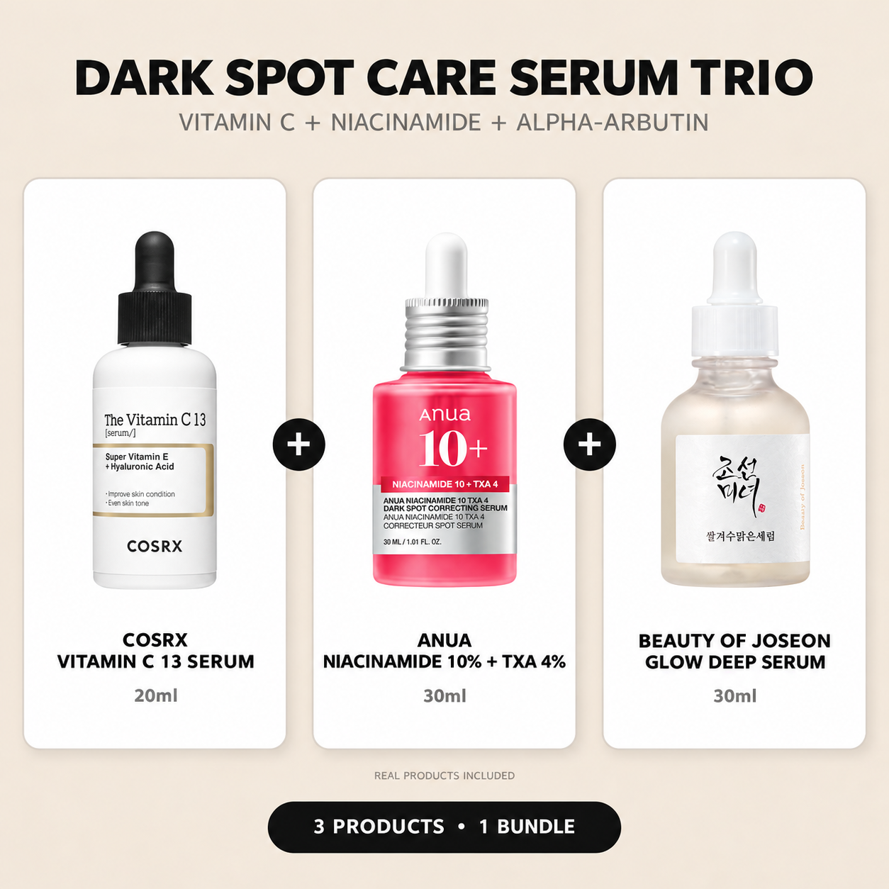 Dark Spot Care Serum Trio – Arctic Glow