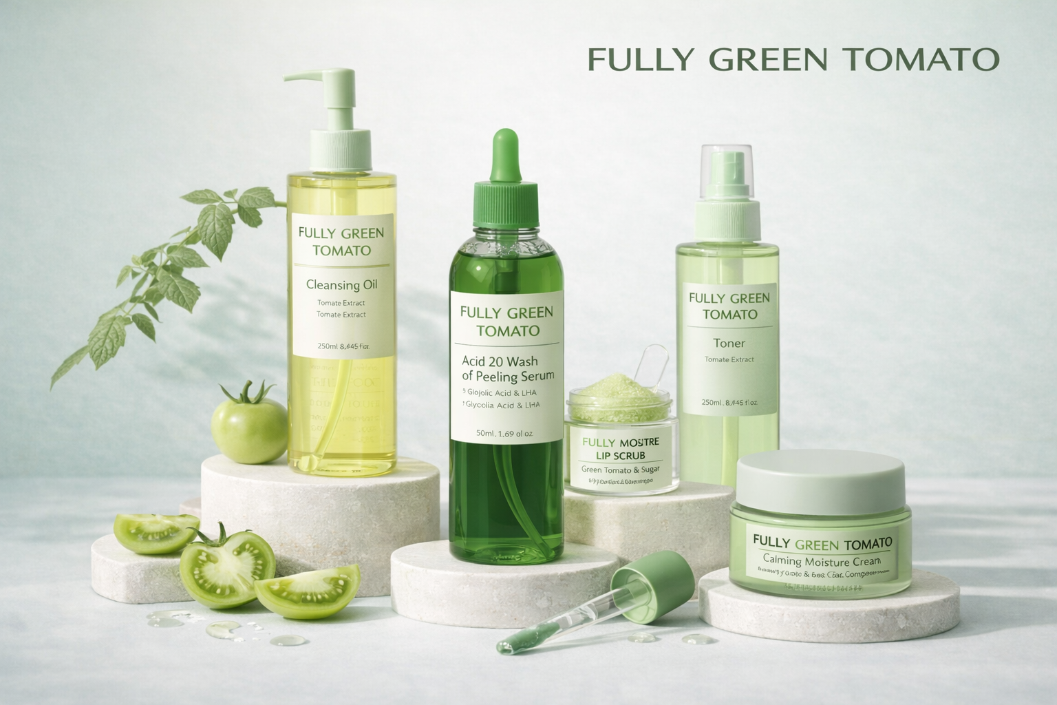 Fully Green Tomato