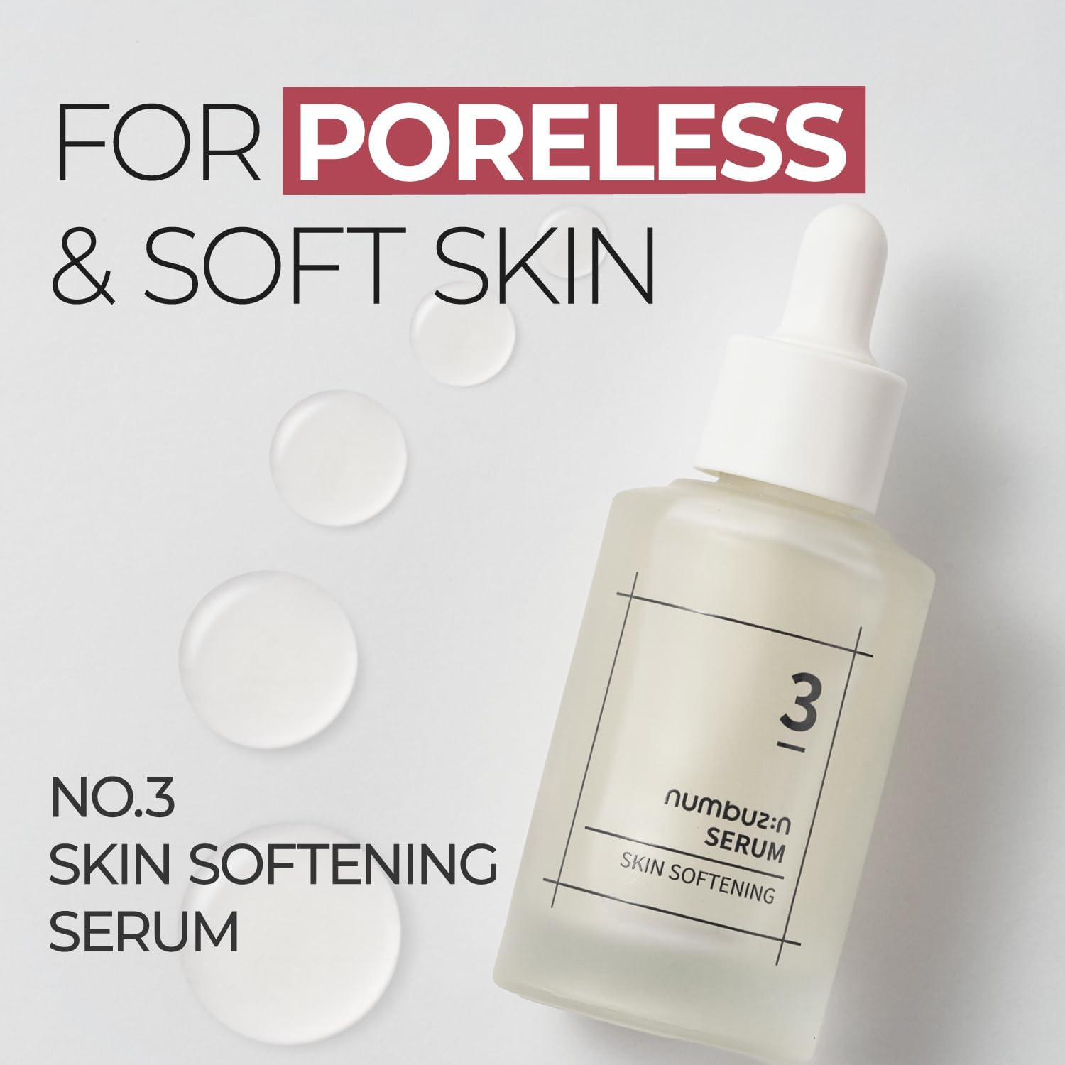 numbuzin No.3 Skin Softening Serum 50ml – Texture Smoothing Serum