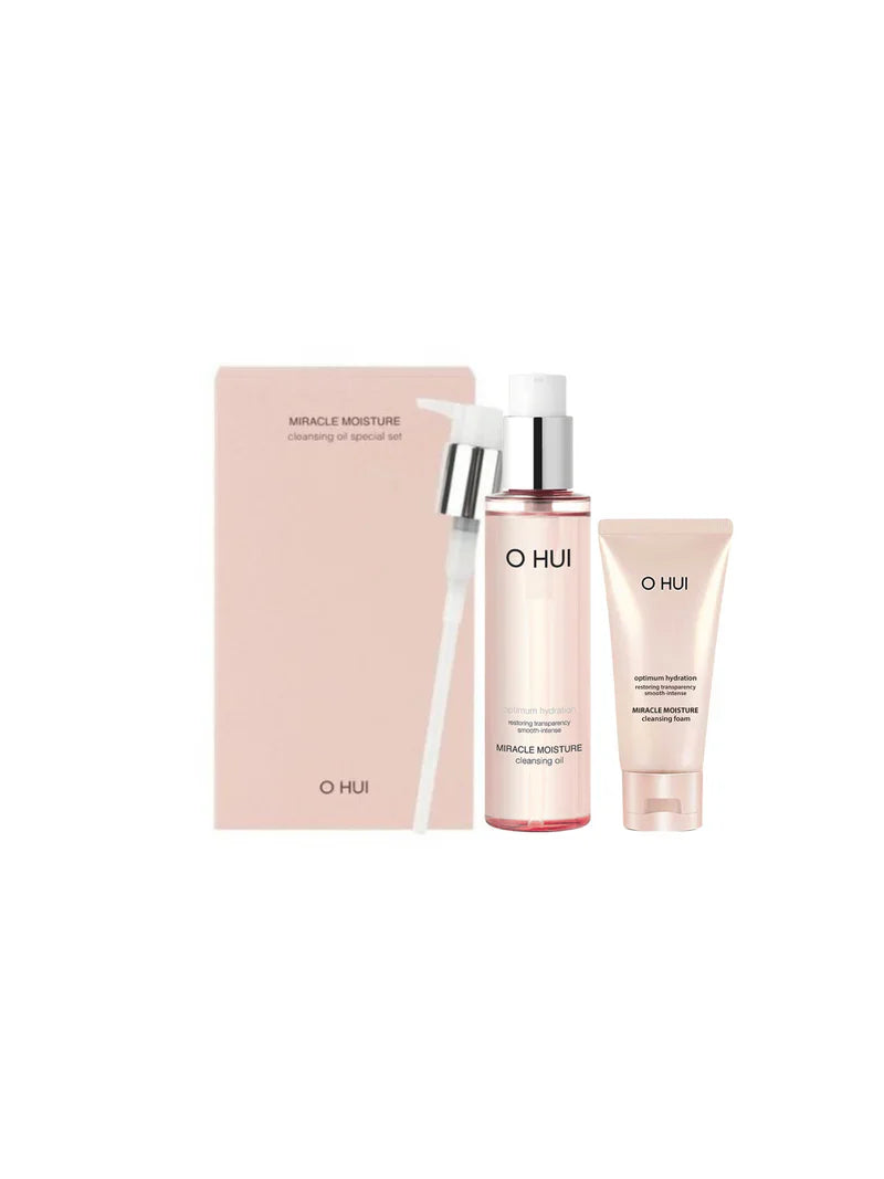 O HUI Miracle Moisture Cleansing Oil Special Set — Deep Cleanse + Hydration