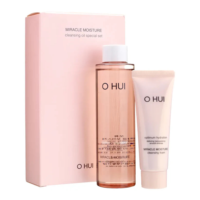 O HUI Miracle Moisture Cleansing Oil Special Set — Deep Cleanse + Hydration