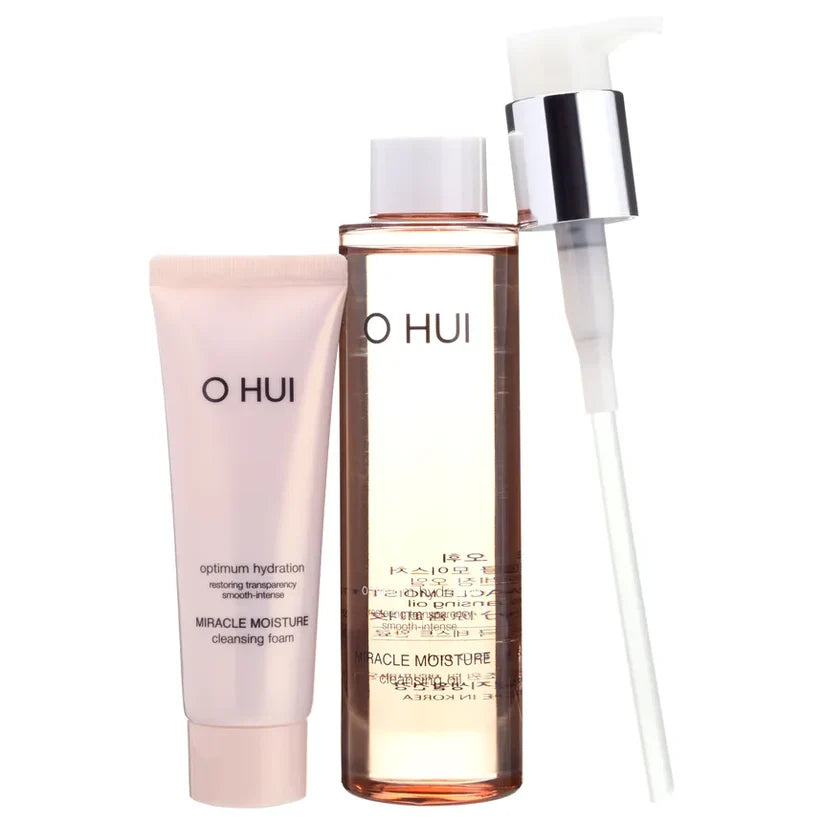 O HUI Miracle Moisture Cleansing Oil Special Set — Deep Cleanse + Hydration