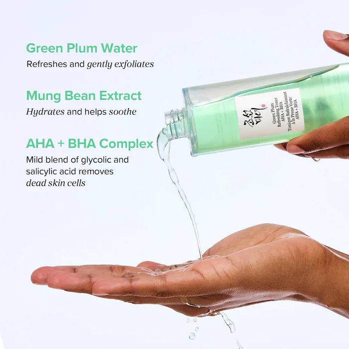 Beauty of Joseon Green Plum AHA BHA Toner – Gentle Exfoliating & Smooth Skin (150ml)