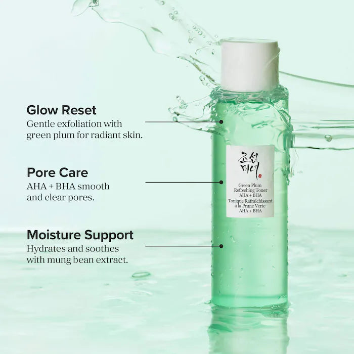 Beauty of Joseon Green Plum AHA BHA Toner – Gentle Exfoliating & Smooth Skin (150ml)