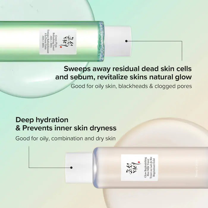 Beauty of Joseon Green Plum AHA BHA Toner – Gentle Exfoliating & Smooth Skin (150ml)