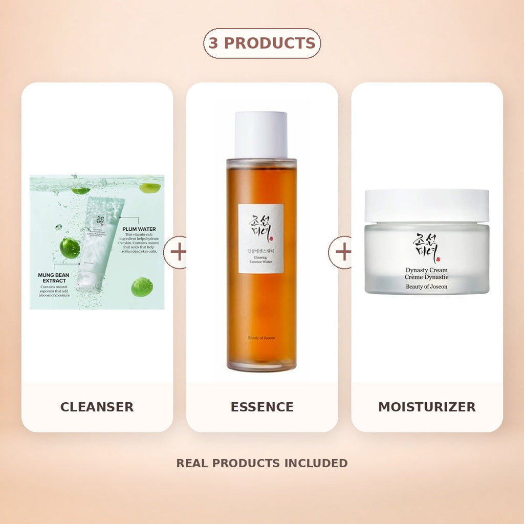 Beauty of Joseon Cleanser, Essence and Moisturizer Beginner Routine — 3 products