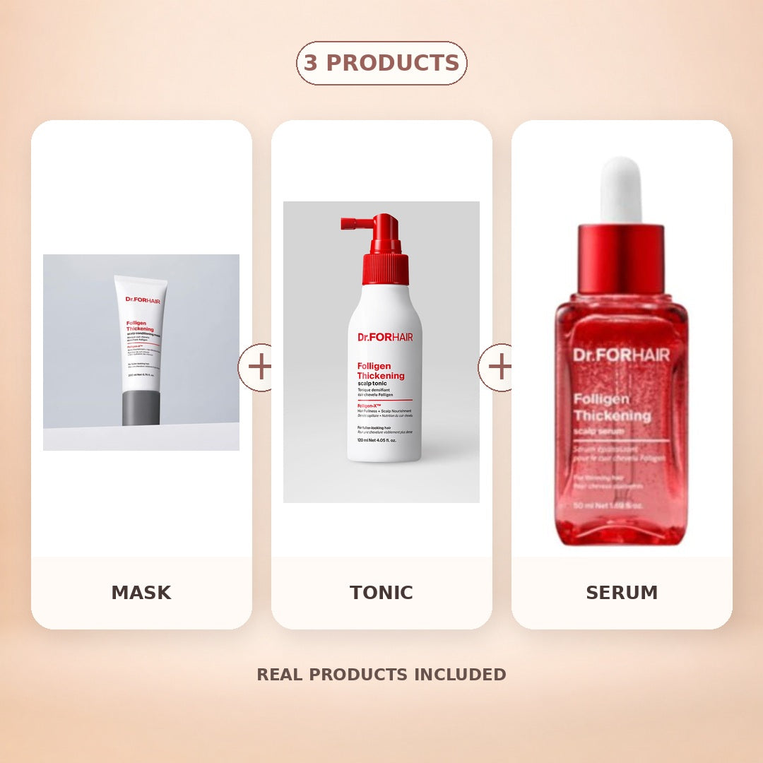 Dr.FORHAIR Mask, Tonic and Serum Scalp Trio — 3 products