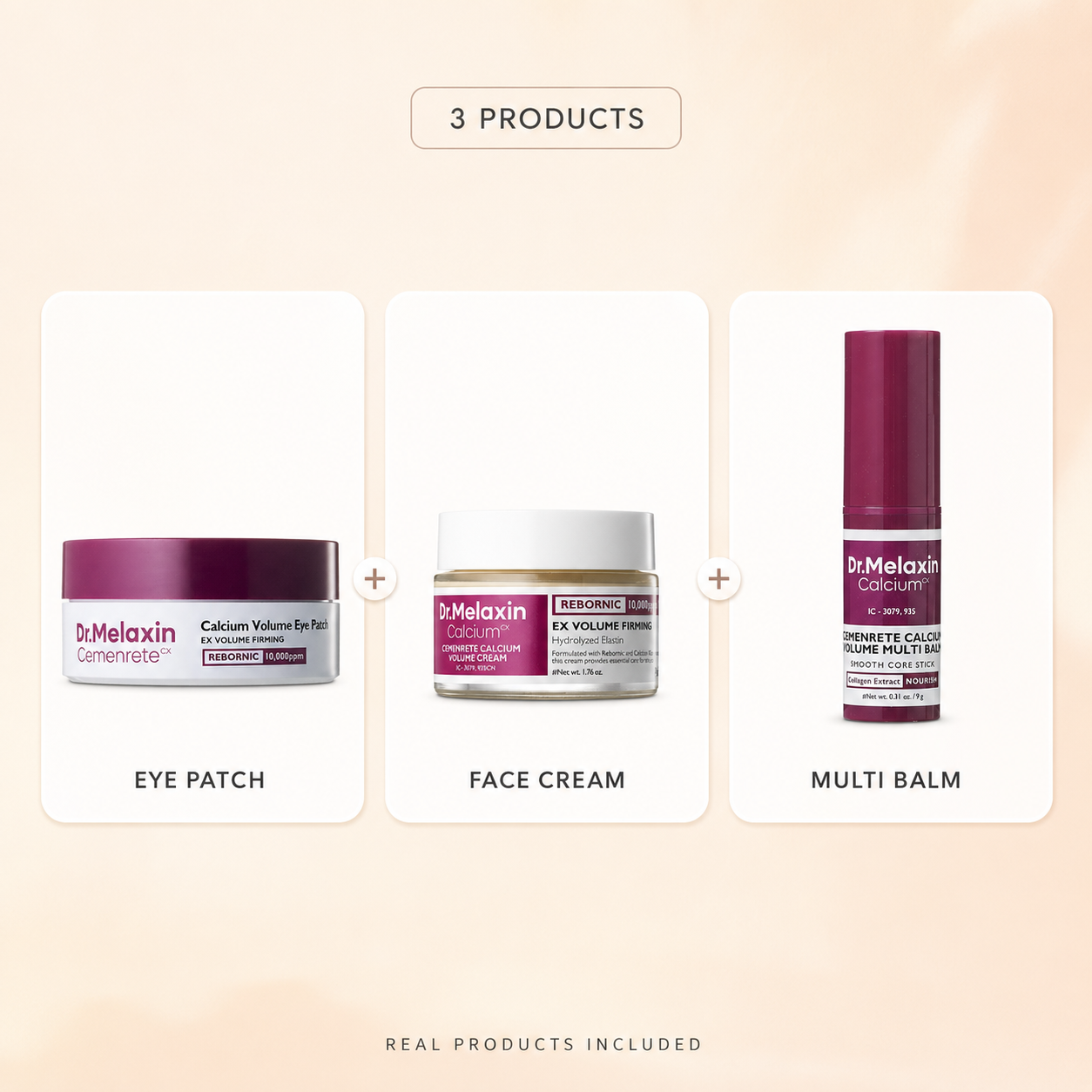 Dr.Melaxin Calcium Firming Ritual with three products