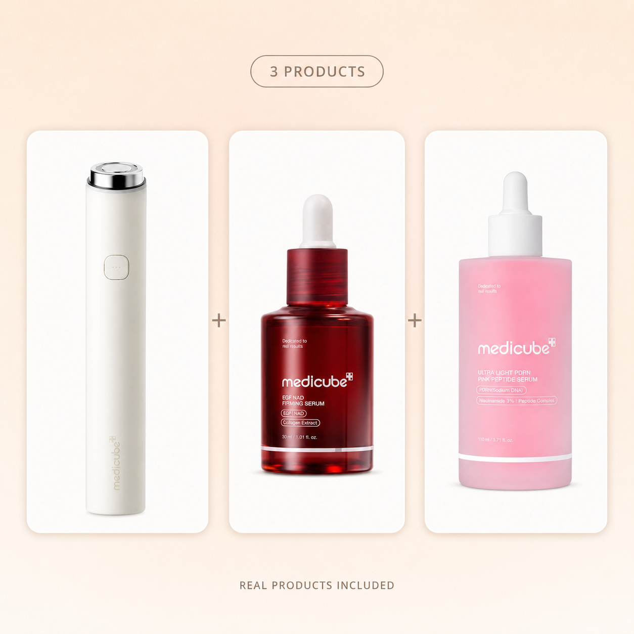 Medicube Advanced Firming and Glow System with 3 included products