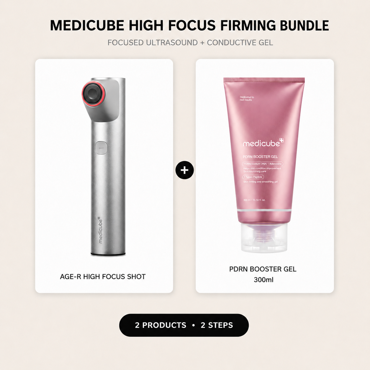 Medicube High Focus Shot and PDRN Gel bundle