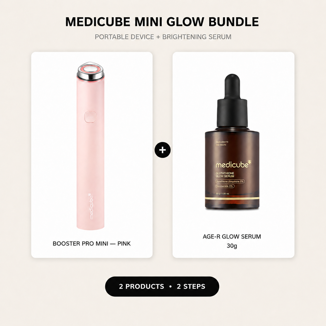 Medicube Mini Glow bundle — Pink