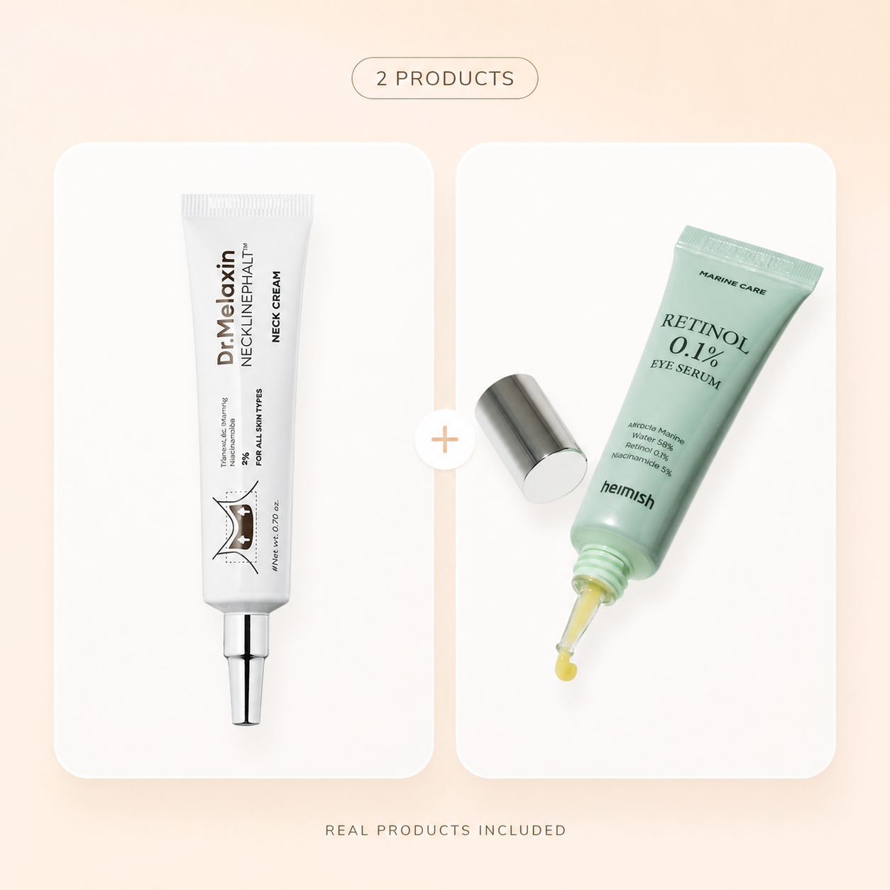 Neck and Eye Renewal Night Duo with 2 included products