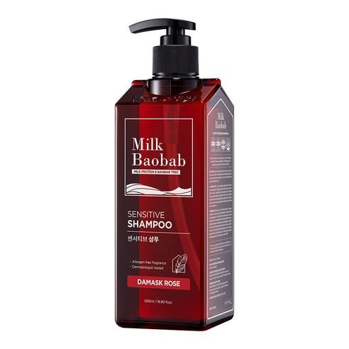 Milk Baobab Hair Sensitive Shampoo 500ml – Damask Rose – Korean beauty product image 1