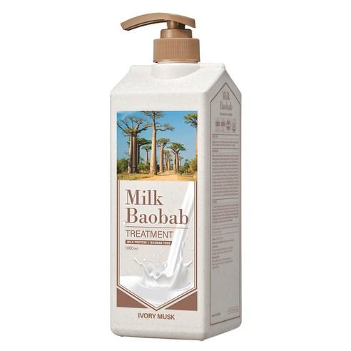 Milk Baobab Hair Treatment 1000ml – Ivory Musk – Korean beauty product image 1