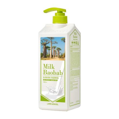 Milk Baobab Hair Treatment 1000ml – Lime & Basil – Korean beauty product image 1