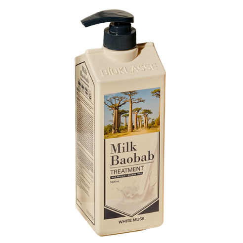Milk Baobab Hair Treatment 1000ml – White Musk – Korean beauty product image 1