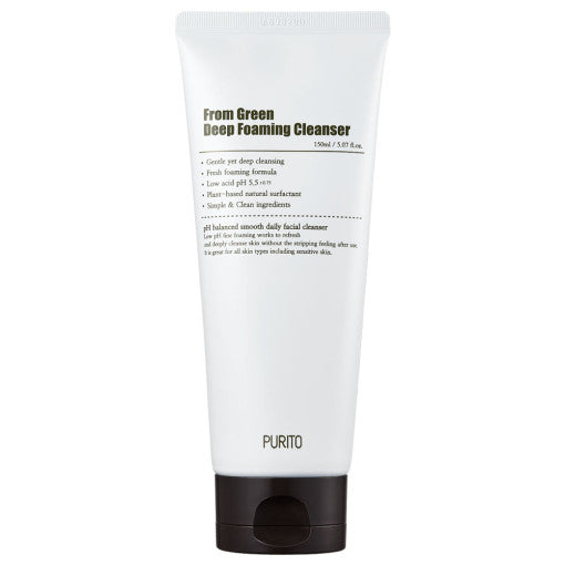PURITO SEOUL From Green Deep Foaming Cleanser 150ml – Korean beauty product image 2