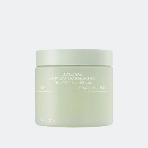 Celimax JI WOO GAE Heartleaf BHA Peeling Pad 50 Pads product packaging