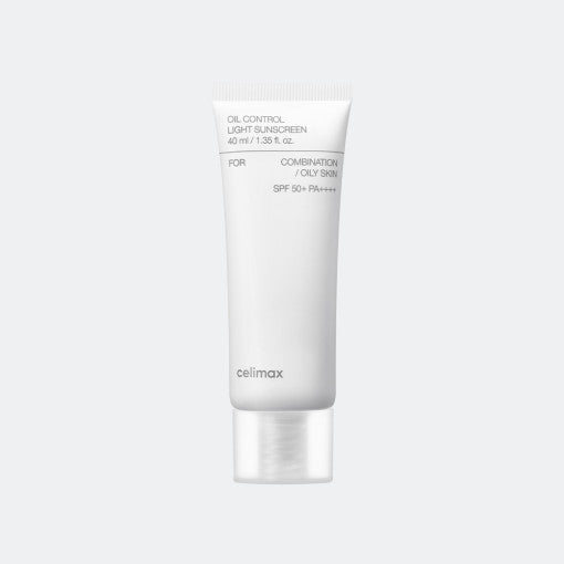 Celimax Oil Control Light Sunscreen SPF50+ PA++++ 40ml product packaging