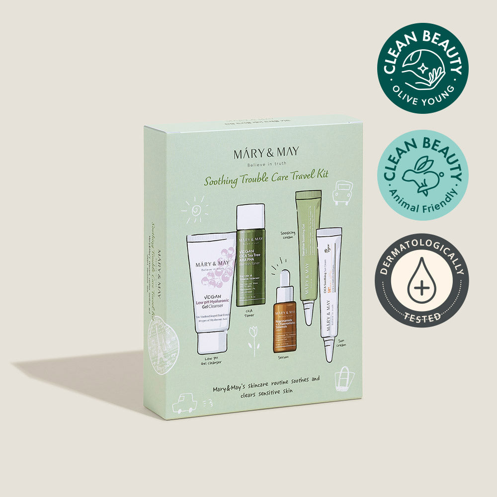 MARY & MAY Soothing Trouble Care Travel Kit – 5-Piece Routine — product image 6 of 7