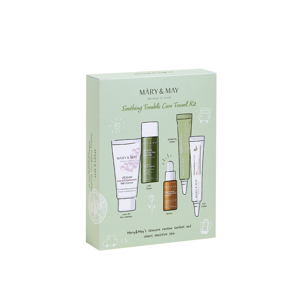 MARY & MAY Soothing Trouble Care Travel Kit – 5-Piece Routine — product image 7 of 7