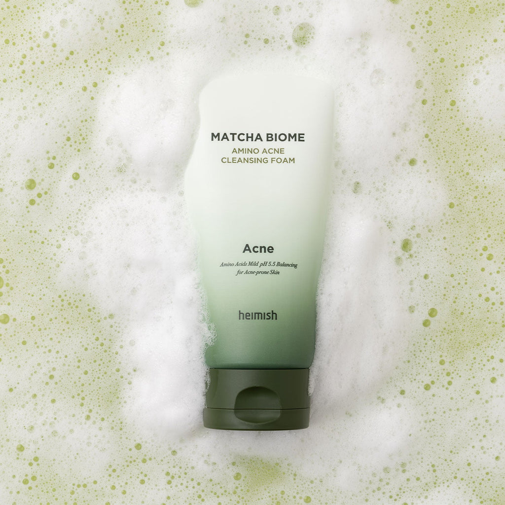 heimish Matcha Biome Amino Acne Cleansing Foam 150ml – product image 3