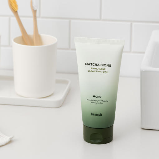heimish Matcha Biome Amino Acne Cleansing Foam 150ml – product image 6