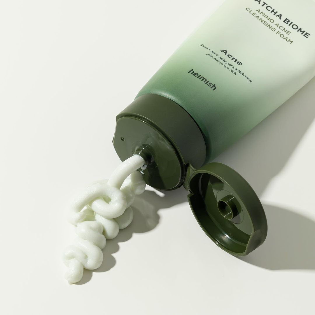 heimish Matcha Biome Amino Acne Cleansing Foam 150ml – product image 4