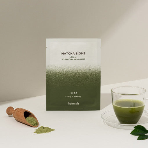 heimish Matcha Biome Low pH Hydrating Sheet Mask – 5 × 30ml – product image 2