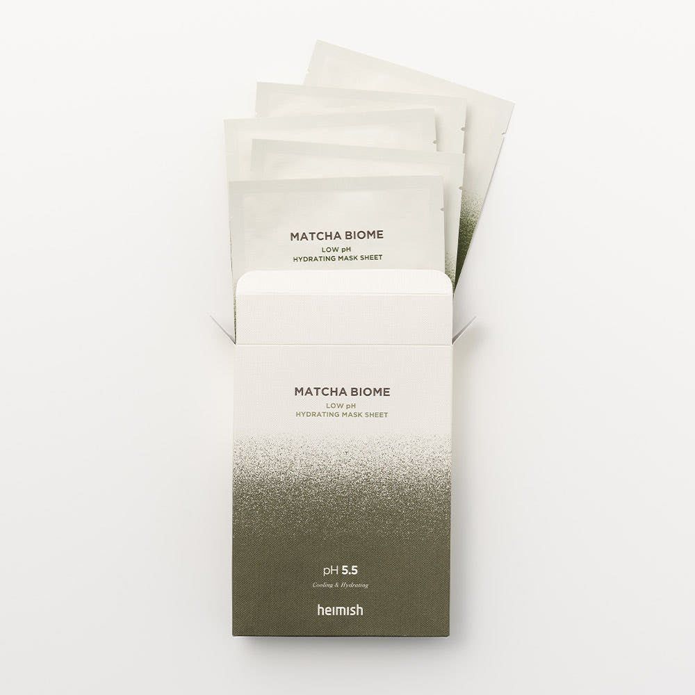 heimish Matcha Biome Low pH Hydrating Sheet Mask – 5 × 30ml – product image 4