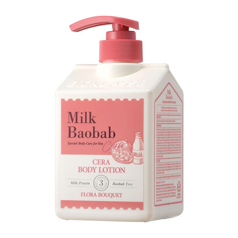 Milk Baobab CERA Body Lotion 600ml – Flora Bouquet – Korean beauty product image 2