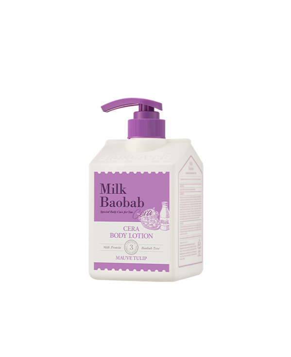 Milk Baobab CERA Body Lotion 600ml – Mauve Tulip – Korean beauty product image 2