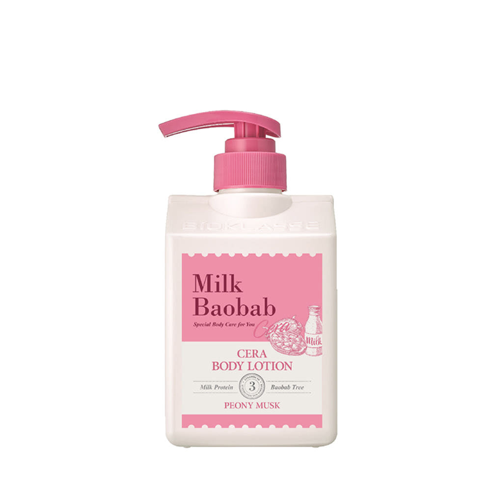 Milk Baobab CERA Body Lotion 600ml – Peony Musk – Korean beauty product image 2