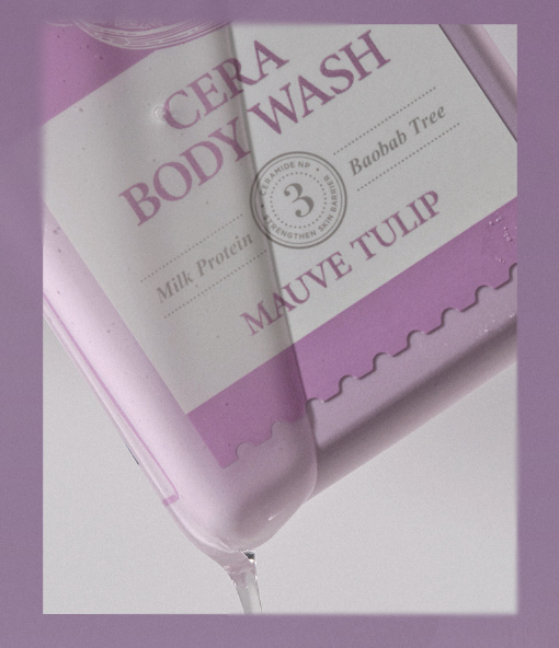 Milk Baobab CERA Body Wash 1200ml – Mauve Tulip – Korean beauty product image 4