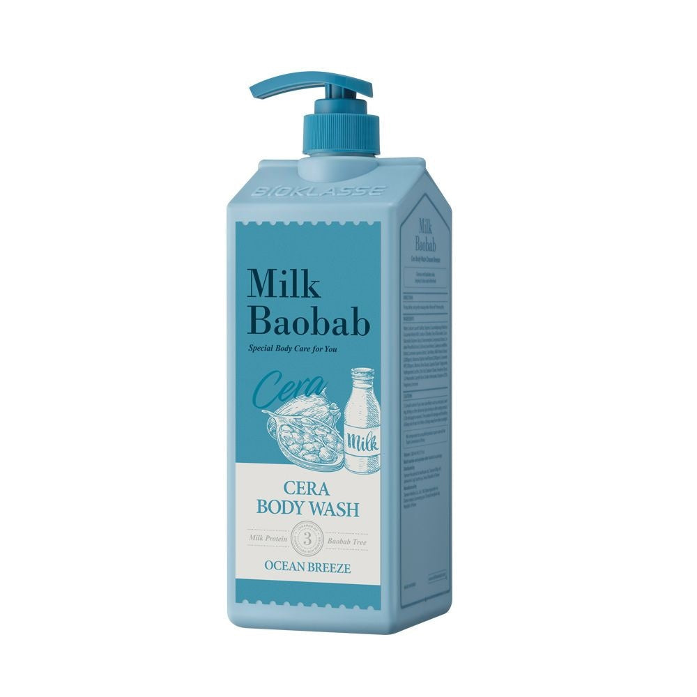 Milk Baobab CERA Body Wash 1200ml – Ocean Breeze – Korean beauty product image 1