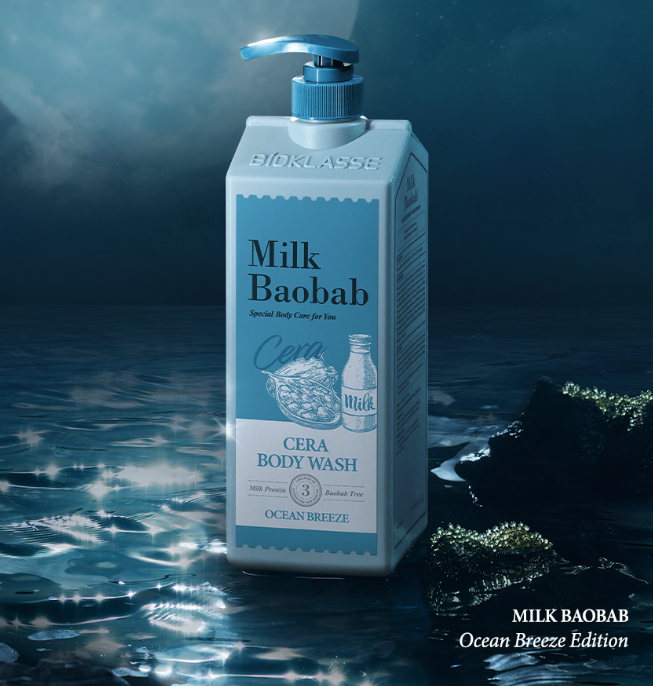 Milk Baobab CERA Body Wash 1200ml – Ocean Breeze – Korean beauty product image 3