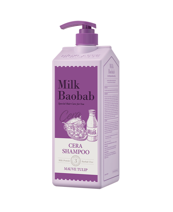 Milk Baobab CERA Hair Shampoo 1200ml – Mauve Tulip – Korean beauty product image 2