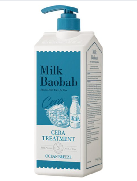 Milk Baobab CERA Hair Treatment 1200ml – Ocean Breeze – Korean beauty product image 1