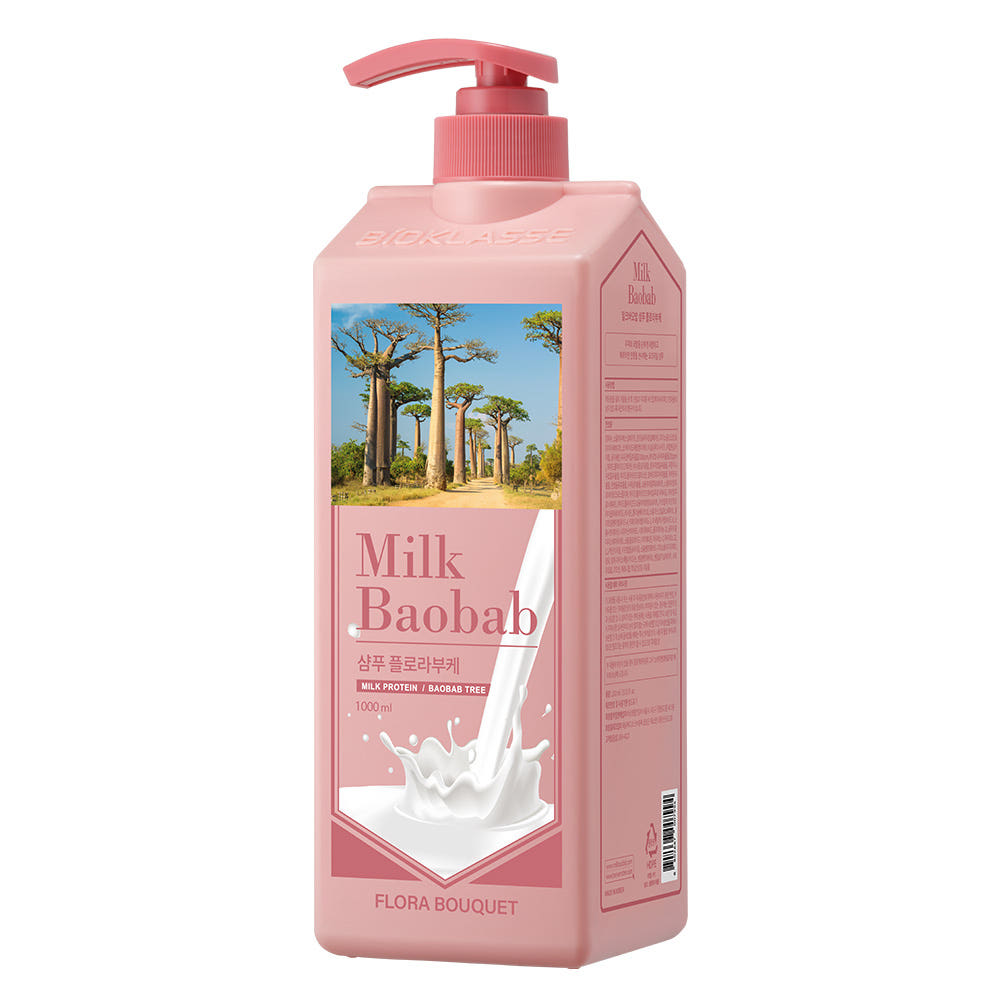 Milk Baobab Hair Shampoo 1000ml – Flora Bouquet – Korean beauty product image 2