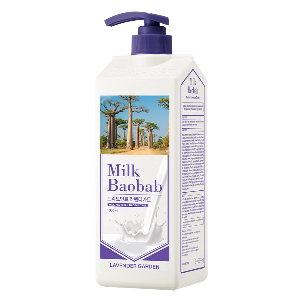 Milk Baobab Hair Treatment 1000ml – Lavender Garden – Korean beauty product image 2