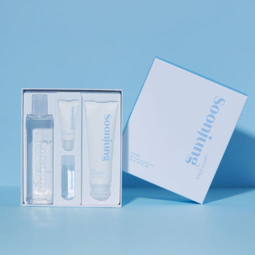 ETUDE SoonJung sensitive skin routine with full sizes and travel minis