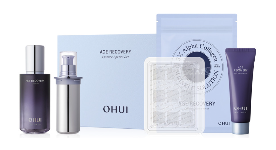 O HUI Age Recovery luxury essence gift set contents