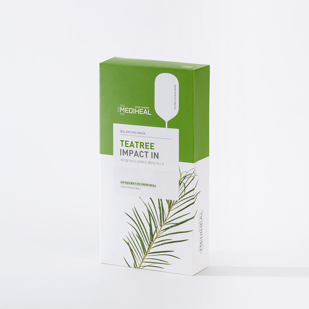 MEDIHEAL Teatree Impact Balancing Mask – 10 Pack – product image 2