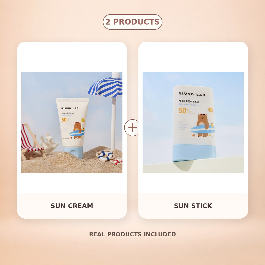 Round Lab Baby Sun Cream and Sun Stick Duo — 2 products